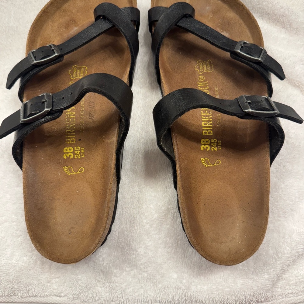 Birkenstock Black Double Strap Sandals